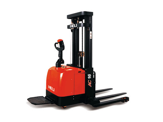 1.6噸三級門(mén)架寬腿電(diàn)動堆垛車(chē)