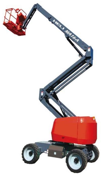 MA16-A 電(diàn)動自(zì)行(xíng)式曲臂型高(gāo)空(kōng)作(zuò)業(yè)平台