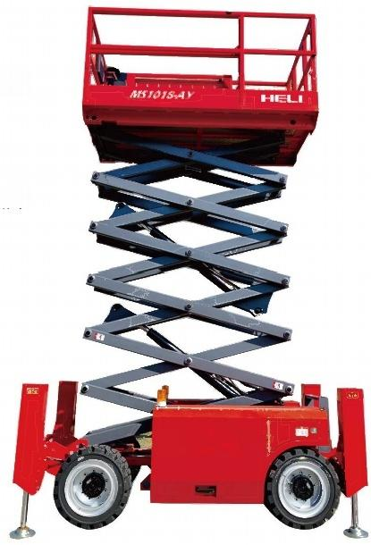 MS1018-AY 自(zì)行(xíng)式越野剪叉型高(gāo)空(kōng)作(zuò)業(yè)平台